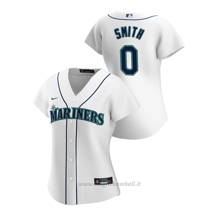 Maglia Baseball Donna Seattle Mariners Mallex Smith 2020 Replica Primera Bianco